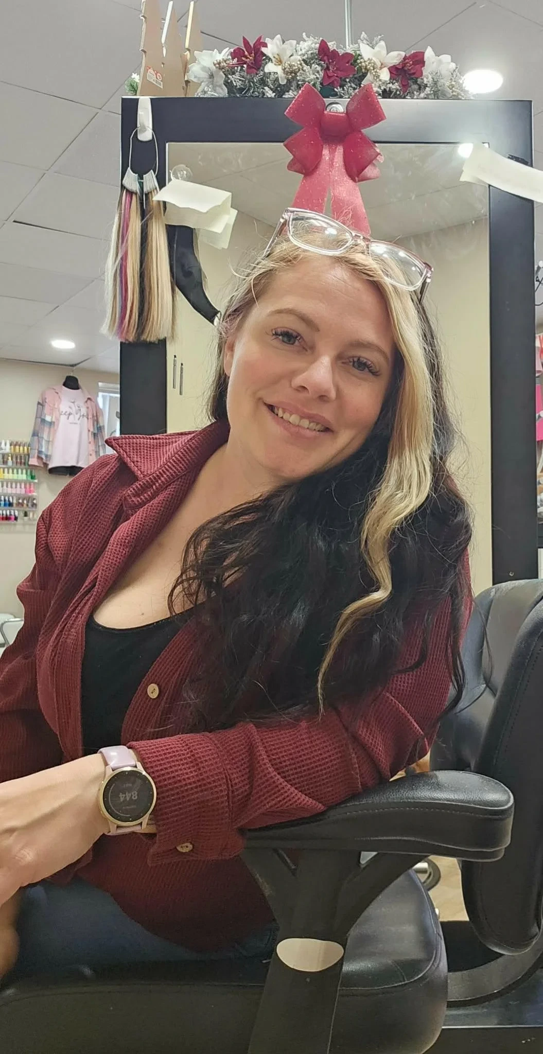 Salon owner portrait